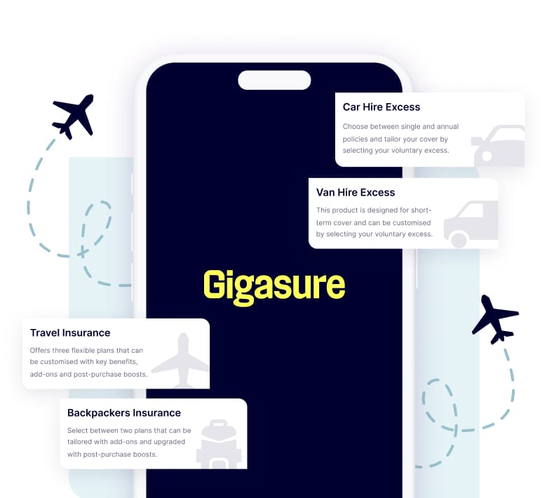 Introducing Gigasure: Next generation insurance for Travel, Backpackers, Van, and Car Hire Excess